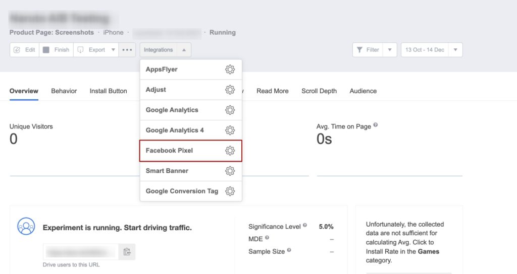 Facebook Pixel Integration with SplitMetrics